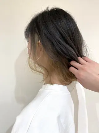 ミディアム Maison 寺尾拓朗のヘアスタイル