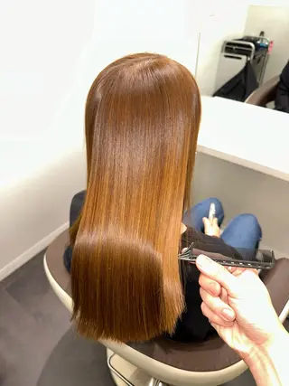 セミロング 美髪特化✨ 伊織✨縮毛矯正✨のヘアスタイル