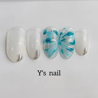 ネイル 手書きが得意🖌️ Y’s  nailのネイルデザイン