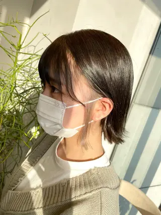 ショート カラー ハイトーン×レイヤー ／遠藤将太のヘアスタイル