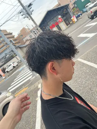 ミディアム パーマ メンズ パーマが得意な【最高 悠斗】のヘアスタイル