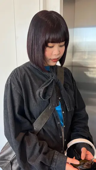 ショート カラー 大人girly🛋️ 🤍yukakoのヘアスタイル