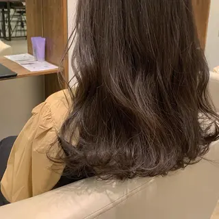 ロング カラー 【完全個室】髪質改善 暖色カラー/山崎唯奈のヘアスタイル