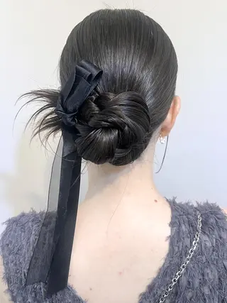 ヘアアレンジ 🤍ヘアセット.ヘア アレンジ湯山詩織🤍のヘアスタイル