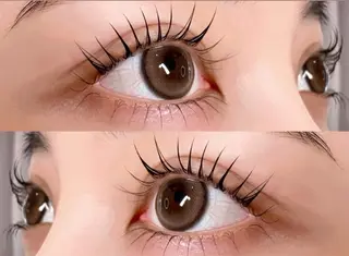 マツエク・マツパ L·ヒヒ アイラッシュのマツエク・マツパデザイン