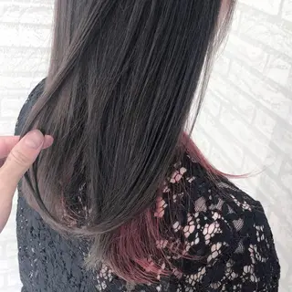 ミディアム カラー パーマ ヘアアレンジ メンズ KOKUA/髪質改善 艶髪縮毛矯正のヘアスタイル