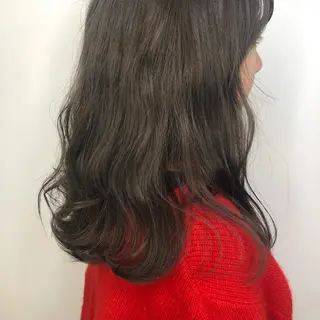 セミロング カラー ボブ/ミディアム RIONAのヘアスタイル