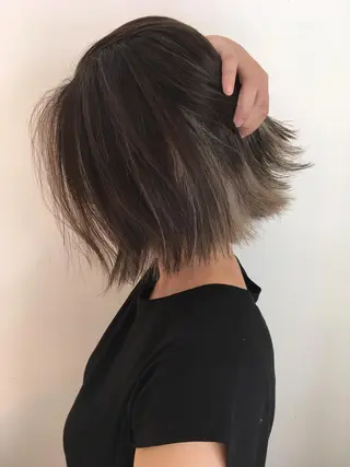 カラー 坂上 岳のヘアスタイル
