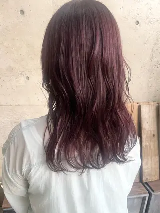 ミディアム カラー 日高 香織のヘアスタイル