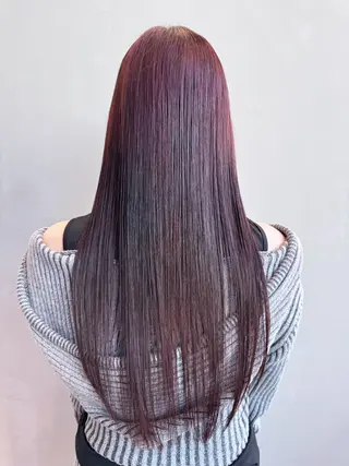 セミロング カラー ITbyALBUM 八王子店のヘアスタイル