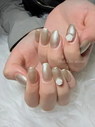 ネイル Melia　by attrait所属・Melia by attrait🌿杏のネイルデザイン