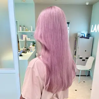 ロング カラー ハイトーン/韓国 レイヤー/るか🎀のヘアスタイル