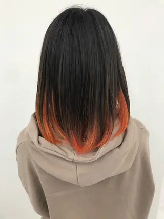 ミディアム カラー 荒川 賢人のヘアスタイル