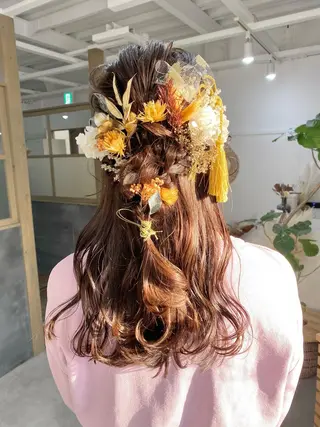 ロング カラー ヘアアレンジ ひなの .のその他イメージ
