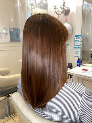 ロング カラー ダメージレス 桧山店長のヘアスタイル