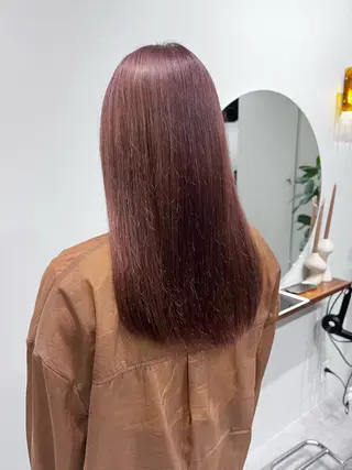 ロング カラー 山本 麗のヘアスタイル