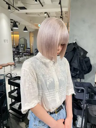ショート カラー 💜ハイトーン💛 マジカルかいちゃんのヘアスタイル