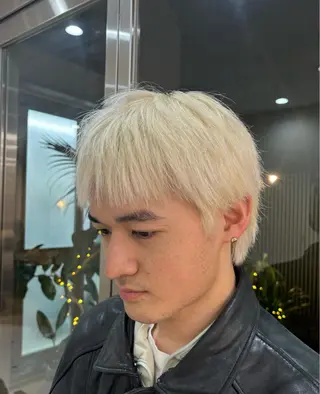 カラー メンズ よこやま なぎさのヘアスタイル