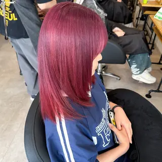 セミロング カラー 《髪質改善・縮毛矯正 /ブリーチ》坂本爽のヘアスタイル