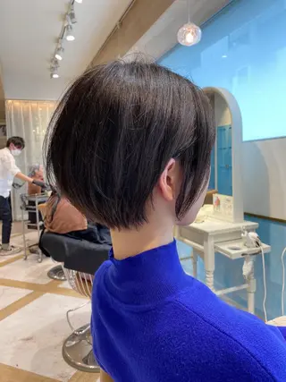 ショート カラー 🌟モテ髪ショート 🌟店長 津賀涼のヘアスタイル