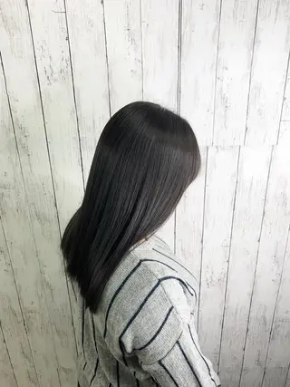 ミディアム 【清瀬】パサツキ 広がり改善川合剛史のヘアスタイル