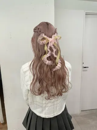 ロング ヘアアレンジ iena渋谷 /ゆーこのマツエク・マツパデザイン