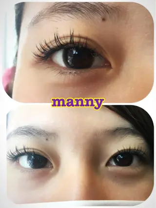 マツエク・マツパ manny eyelashのマツエク・マツパデザイン