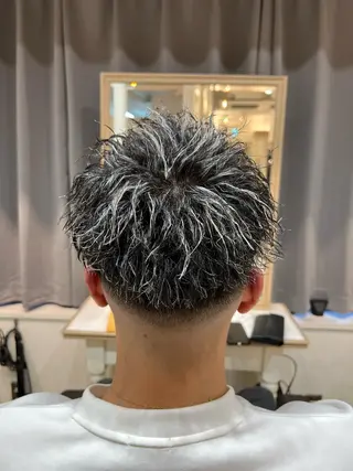 ショート カラー パーマ メンズ 💈men's💈 satoru中目黒のヘアスタイル