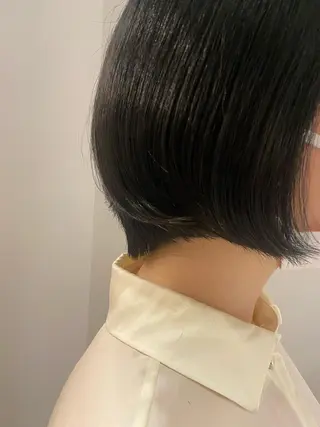ショート 透明感カラー/似合わ せカット/大島実加永のヘアスタイル