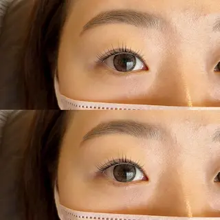 マツエク・マツパ アイブロウ sarah 反葉のマツエク・マツパデザイン