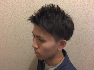 ショート メンズ soins de MaLilyのヘアスタイル