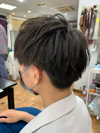 メンズ フリーランス理美容師 いさかのヘアスタイル