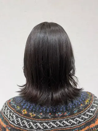 ミディアム 北島 遥香🫧インナ ー /ベージュカラーのヘアスタイル