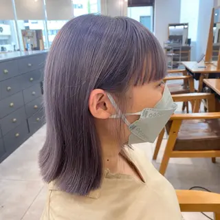 ミディアム akina*ブリーチ ♡トレンドヘアのヘアスタイル
