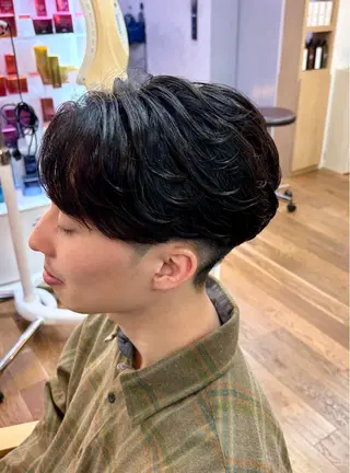 ショート パーマ メンズ メンズ✨パーマ 大室雄基のヘアスタイル