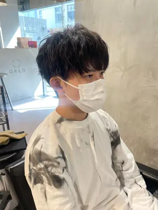 メンズ ヤマモト マイのヘアスタイル