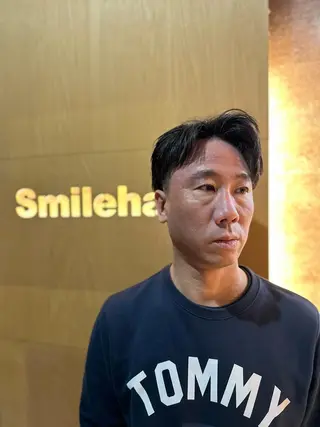 ショート メンズ フェードとパーマ特化 小池 魔裟斗のヘアスタイル