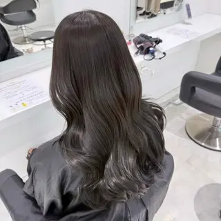 カラー 🤍ブリーチなし ブラウンhimi🤍のヘアスタイル