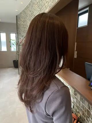 ロング 森 千風優のヘアスタイル