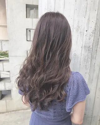 ロング カラー 上品な大人レイヤー 🍀渋谷🍀濱口敬太のヘアスタイル