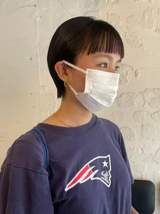 ショート カラー ヘアアレンジ satsuki 暖色・ブラウンカラーのヘアスタイル