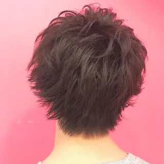 ショート カラー メンズ Vir by browのヘアスタイル