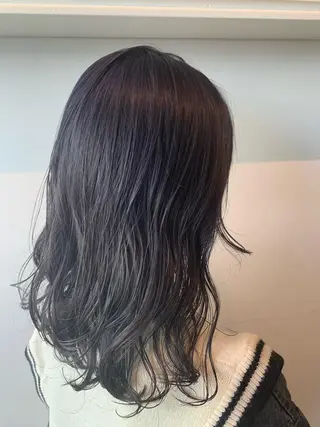 セミロング カラー ヘアアレンジ 山崎 澪 レイヤーカット/大宮のヘアスタイル