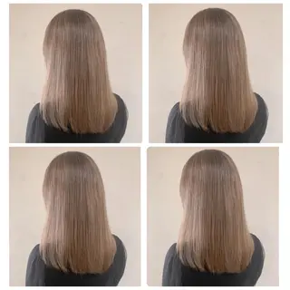 セミロング カラー 京都大人女性ショート 徒歩1分/秋山のヘアスタイル
