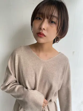ショート 🍃透明感スタイル yu-ka🍃のヘアスタイル