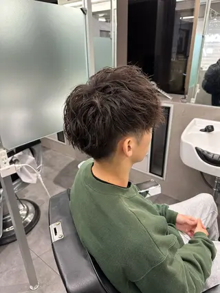 ミディアム パーマ メンズ 新宿No.1パーマ師 💈コウヨウ💈のヘアスタイル