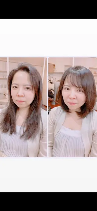 ミディアム お気軽にどうぞ ✩☪︎⋆｡IZUMIのヘアスタイル