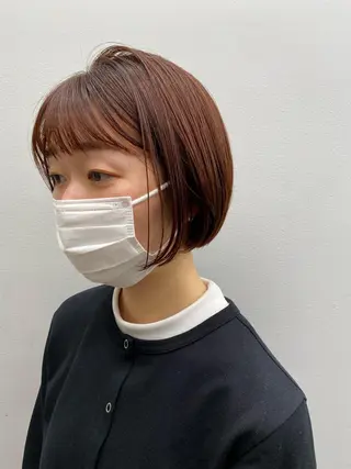 ショート 韓国風🤍 イワサキ　リコ🍒のヘアスタイル