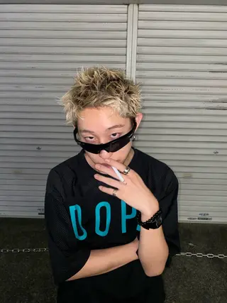 メンズ ハードパーマ Rico💜のヘアスタイル