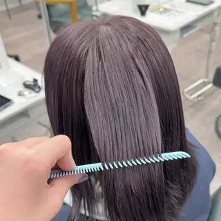 ミディアム カラー JUNSHIN🦋 ヘアセット／カラーのヘアスタイル